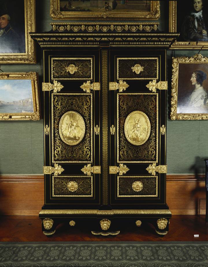 Wardrobe, attributed to André-Charles Boulle, about 1700. Royal Collection Trust (RCIN 21630). © Royal Collection Enterprises Limited 2025 | Royal Collection Trust.
