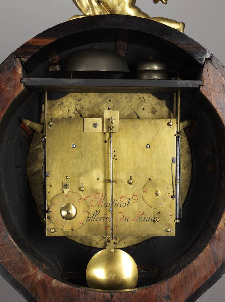 The movement by Martinot. Mantel Clock (F41).