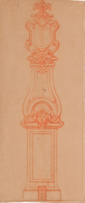 Design for a regulator, attributed to André-Charles Boulle, late 17th–early 18th century. Musée des Arts décoratifs (723.D.2). © Les Arts Décoratifs.