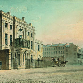 Front of Hertford House from Manchester square