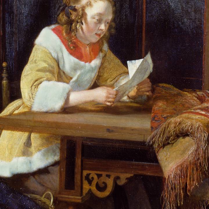 Painting-of-a-woman-reading-a-letter