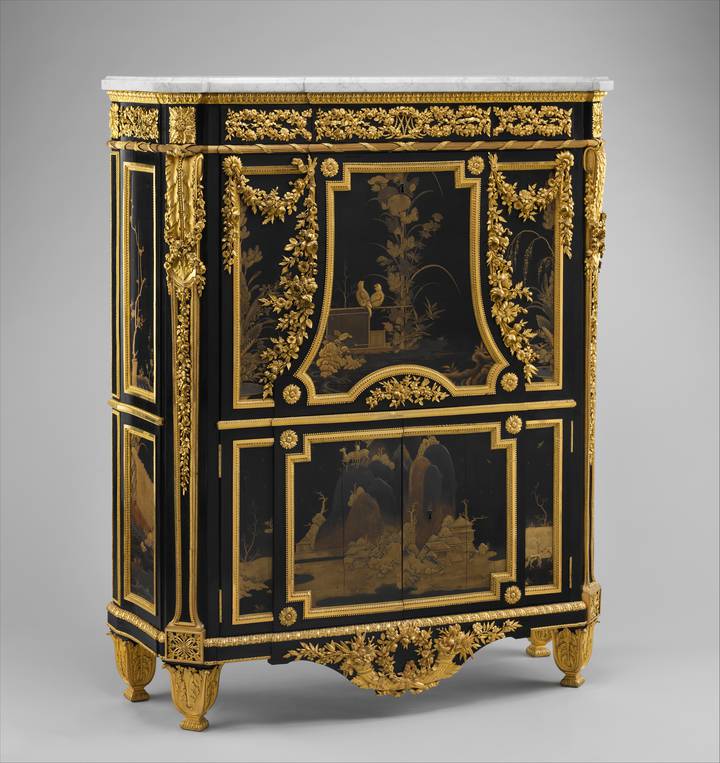 Jean-Henri Riesener, Fall-front desk, 1783. The Metropolitan Museum of Art, New York, Bequest of William K. Vanderbilt, 1920 (20.155.11).