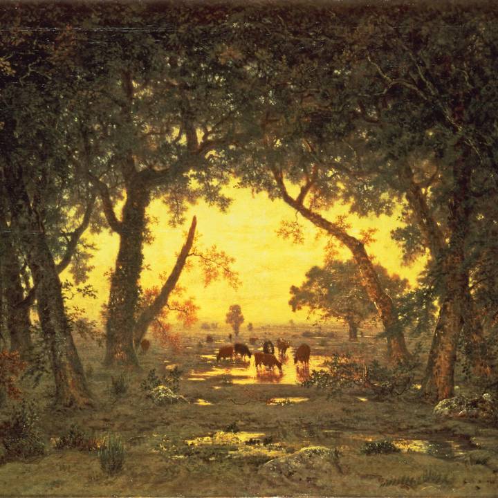 woman and group in theatre