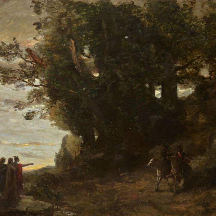 woman and group in theatre