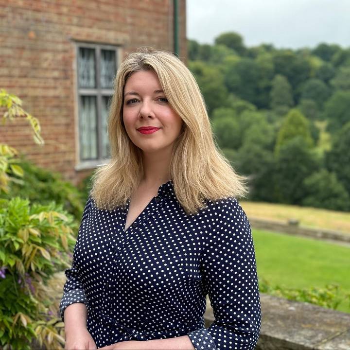 woman and group in theatre